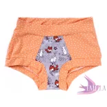 Peach-Purple FoxBunny limited Scrundies xs