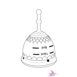 Mermaid Guppi Cup L True Black, sima középkemény