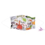   Gumis mosható, sterilizálható arcmaszk - Beer Factory / biopamut géz