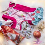 Santa Unicorn Period Scrundy XXS - Teen size