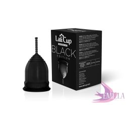 Lalicup XL for extra heavy flow and high cervix - Black