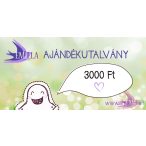 Ajándékutalvány 3000Ft 