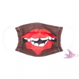 Washable, sterilizable face mask - The Kiss / organic cotton guaze