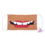 Washable, sterilizable face mask - The Kiss / organic cotton guaze