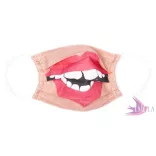 Washable, sterilizable face mask - The Kiss / organic cotton guaze