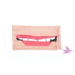 Washable, sterilizable face mask - The Kiss / organic cotton guaze