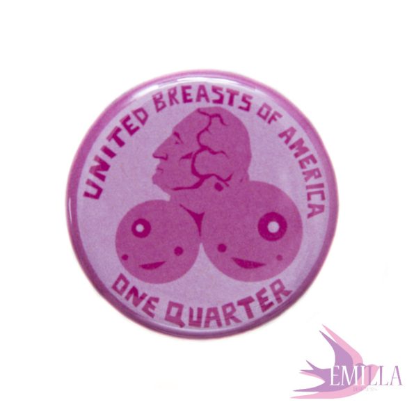 United Breasts of America - Button pin