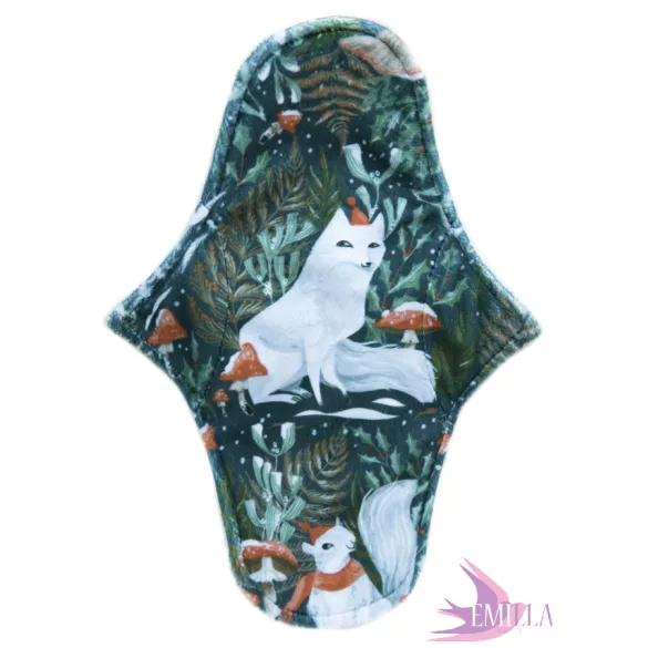 Pénelopé WIDE medium pad (M) moderate flow - Christmas Forest