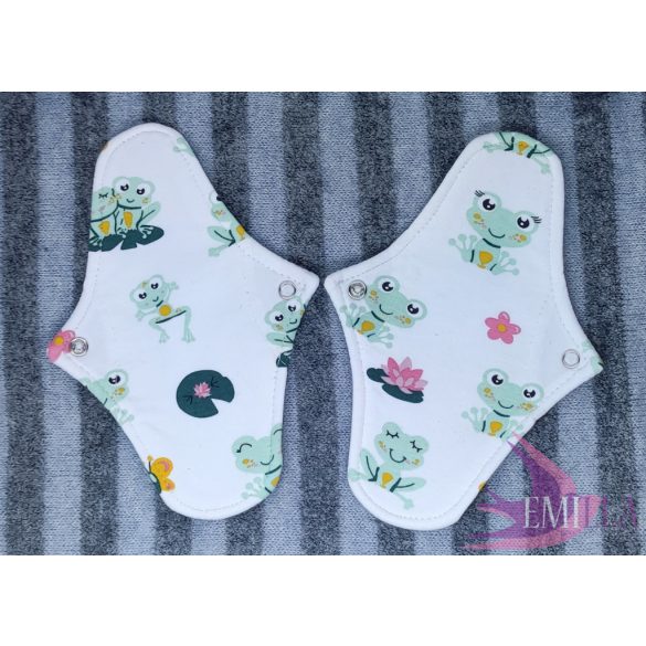 Afrodité norm. vérzéshez 2 db-os szett - Frog Love (pamutjersey)