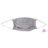 Kids face mask - Grey Dotty / Double gauze