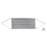 Kids face mask - Grey Dotty / Double gauze