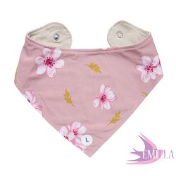 Cotton bib - Pink Sakura / Size L