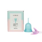   Loulou Cup Turquoise (softer) - small size - with a FREE Emilla liner