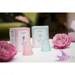 Loulou Cup Turquoise (softer) - small size - with a FREE Emilla liner