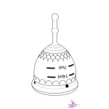 Mermaid Guppi Cup S Honeysuckle Pink Solid, soft