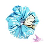 Blue and Soft scrunchie
