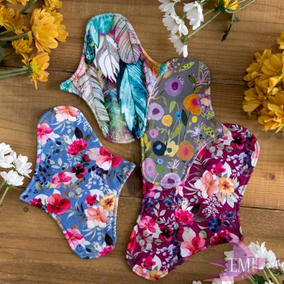 Afrodité Wide small pad (S) moderate - Grey Aquarell