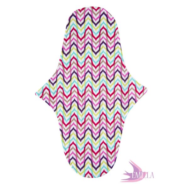 Szeléné inkontinencia betét - Funky Chevron (pamutflanel)