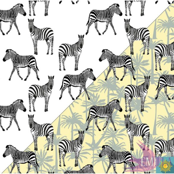 SunKissed Zebra - napfényre színesedő menstruációs bugyi XL 