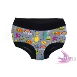 Szörnyes menstruációs bugyi XL