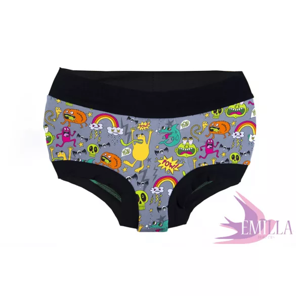 Szörnyes menstruációs bugyi XL