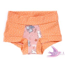 Peach-Pink Bunny limited Scrundies xs