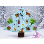 Ho-Ho-Ho! Christmas tree bag - 100% cotton