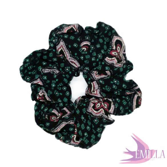 Green Moss scrunchie