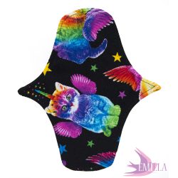   Afrodité Wide small pad (S) for light flow - Rainbow KittyCorn