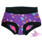 Purple Galaxy Period Scrundie L - For heavy flow