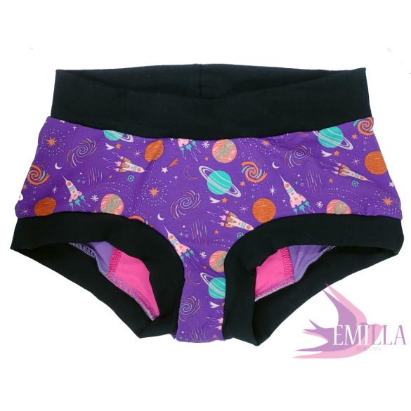 Purple Galaxy Period Scrundie L - For heavy flow