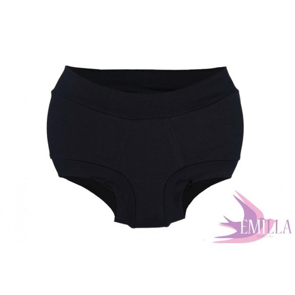 Fekete menstruációs bugyi XL