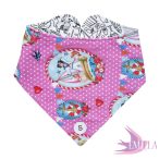 Cotton bib - Pink Jenny / Size S