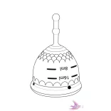 Mermaid Guppi Cup L Jade Green Sima, középkemény