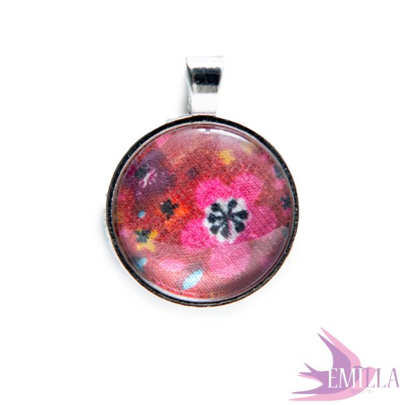 Red Meadow silver plated pendant