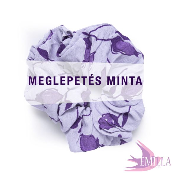 Meglepetés mintájú scrunchie