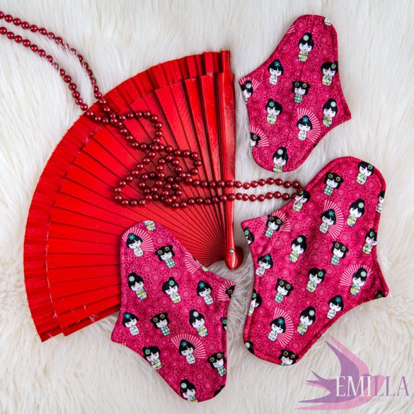 Pénelopé medium pad (M)  moderate flow - Pink Geisha