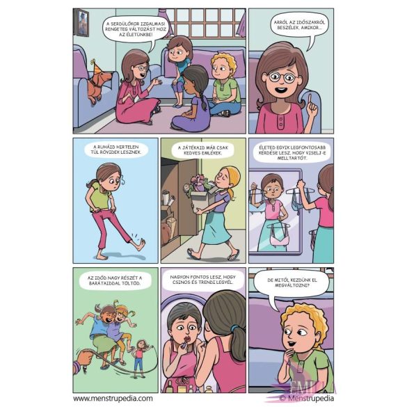 Menstrupédia - a menstruációs képregény, gyermekeknek