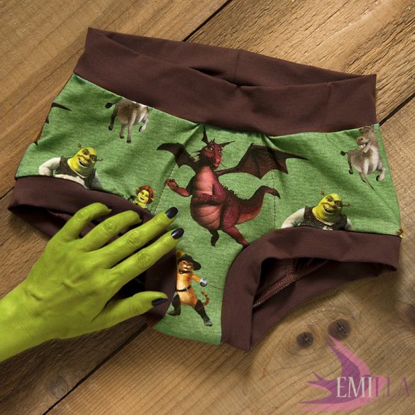 Shrek&Fiona menstruációs bugyi XXS - erős vérzéshez