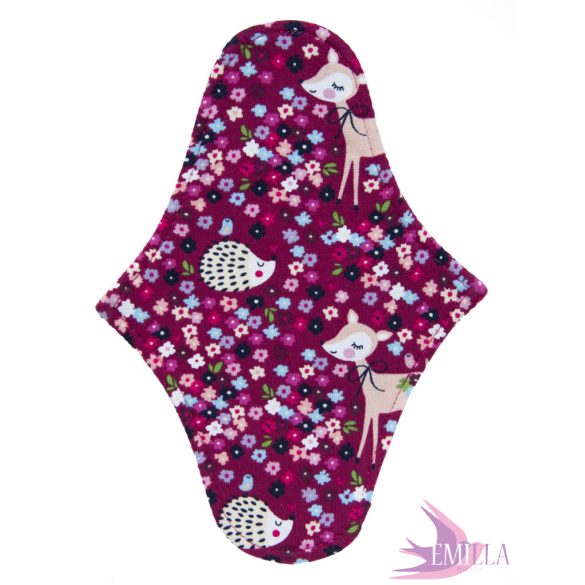 Afrodité small pad (S) for light flow - Bambi Bordeaux