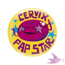 Cervix Pap Star - Gombkitűző