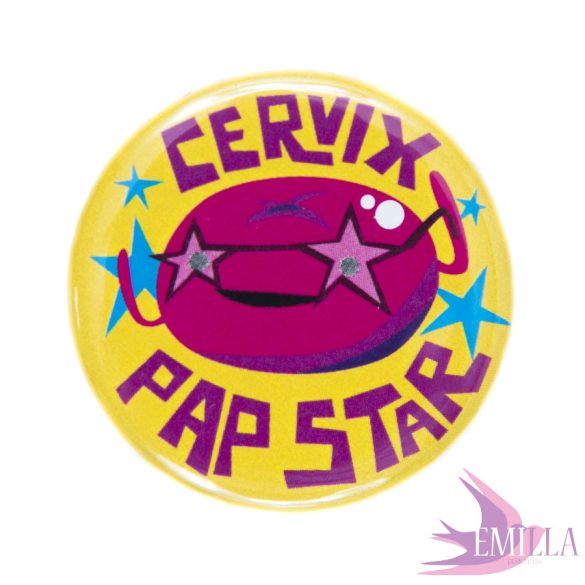 Cervix Pap Star - Button pin