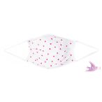   Washable, sterilizable face mask - hearts / cotton doublegauze