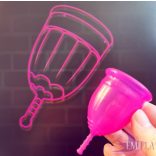 LIMITÁLT Lalicup NEON PINK  - közepes méret (M) 