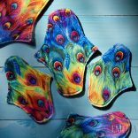 Afrodité small pad (S) for light flow - Peacock Pad