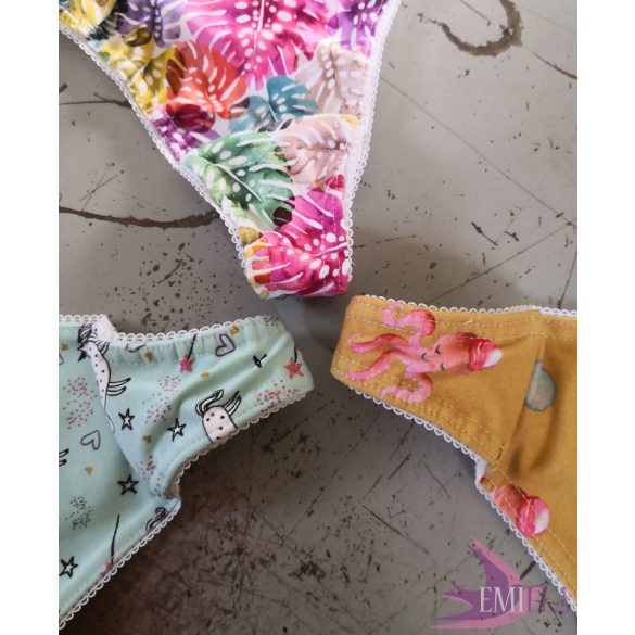 Sail Away - XL-es tisztasági tangabugyi biopamutból