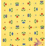 Yellow Meadow - Pamut bevásárlótáska - Mentett textilből