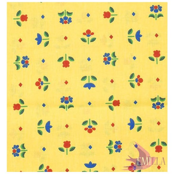 Yellow Meadow - Pamut bevásárlótáska - Mentett textilből