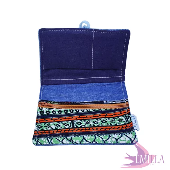 Floral Jeans - Tobacco bag / purse