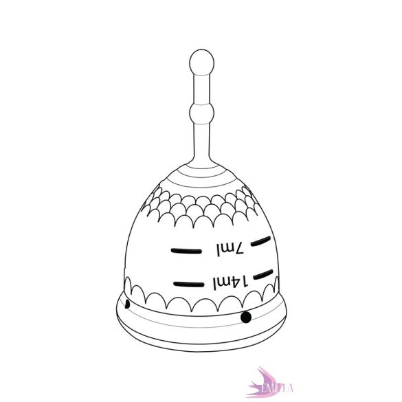 Támogatott - Alacsony méhszájhoz - Mermaid Guppi Cup S True Black